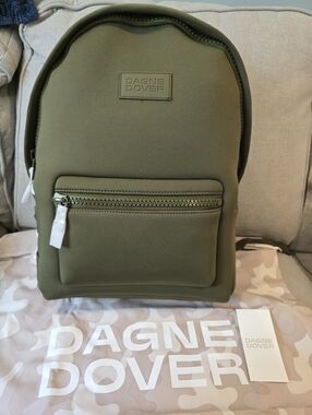 Dagne Dover Dark Moss Neoprene Backpack Medium